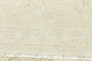 Muted Beige Floral 9X12 Transitional Oriental Rug