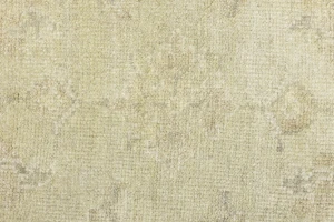 Muted Beige Floral 9X12 Transitional Oriental Rug