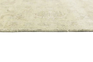 Muted Beige Floral 5X8 Transitional Oriental Rug