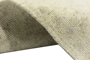 Muted Beige Floral 5X8 Transitional Oriental Rug
