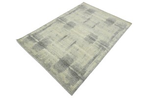 Multicolored Transitional 6X9 Distressed Modern Oriental Rug