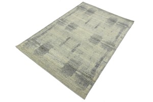 Multicolored Transitional 6X9 Distressed Modern Oriental Rug