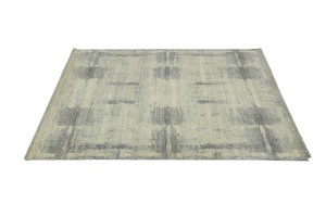 Multicolored Transitional 6X9 Distressed Modern Oriental Rug