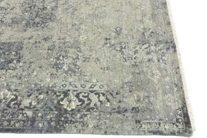 Multicolored Transitional 8X10 Distressed Modern Oriental Rug