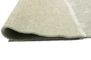 Muted Green Floral 3X5 Transitional Oriental Rug