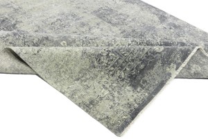 Multicolored Transitional 8X10 Distressed Modern Oriental Rug