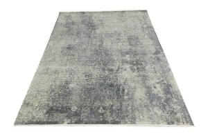 Multicolored Transitional 8X10 Distressed Modern Oriental Rug