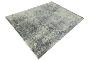 Multicolored Transitional 8X10 Distressed Modern Oriental Rug
