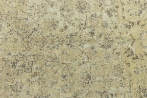 Beige Transitional 8X10 Distressed Indo-Nain Oriental Rug