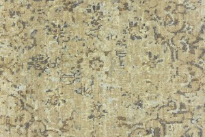 Beige Transitional 8X10 Distressed Indo-Nain Oriental Rug
