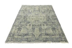 Multicolored Abstract 8X10 Distressed Modern Oriental Rug