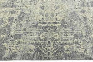 Multicolored Abstract 8X10 Distressed Modern Oriental Rug