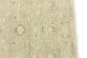 Muted Beige Pinkish Floral 3X5 Transitional Oriental Rug