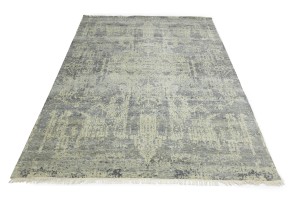 Multicolored Abstract 8X10 Distressed Modern Oriental Rug