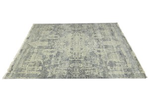 Multicolored Abstract 8X10 Distressed Modern Oriental Rug