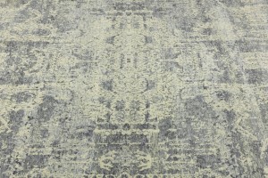 Multicolored Abstract 8X10 Distressed Modern Oriental Rug