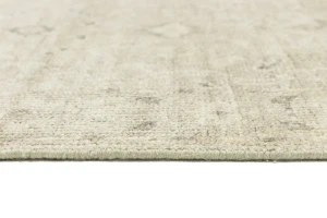 Muted Pinkish Beige Floral 2'6X8'2 Transitional Oriental Runner Rug