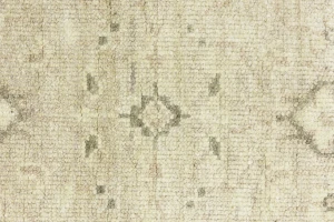Muted Pinkish Beige Floral 2'6X8'2 Transitional Oriental Runner Rug