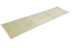 Muted Beige Floral 2'4X10 Transitional Oriental Runner Rug
