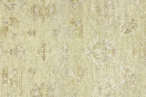 Muted Beige Floral 2'4X10 Transitional Oriental Runner Rug