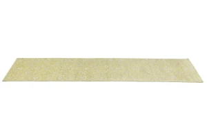 Muted Golden Yellow Floral 3X12 Transitional Oriental Runner Rug
