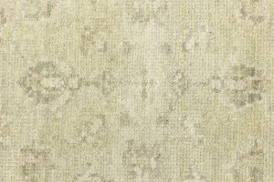Muted Beige Floral 3X14 Transitional Oriental Runner Rug