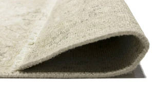 Muted Beige Floral 3X12 Transitional Oriental Runner Rug
