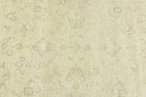 Muted Beige Floral 4X6 Transitional Oriental Rug