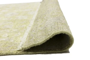 Muted Golden Yellow Floral 3X5 Transitional Oriental Rug