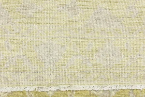 Muted Golden Yellow Floral 3X5 Transitional Oriental Rug