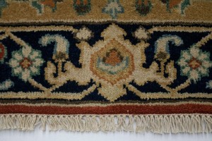 Rust Floral Tribal 4X10 Heriz Serapi Oriental Runner Rug