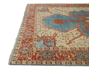 Cream Floral 9X12 Indo-Viss Oriental Rug