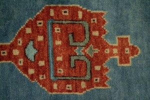 Cream Floral 9X12 Indo-Viss Oriental Rug