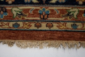 Rust Floral 10X14 Sarouk Goravan Heriz Oriental Rug