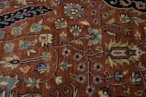 Rust Floral 10X14 Sarouk Goravan Heriz Oriental Rug