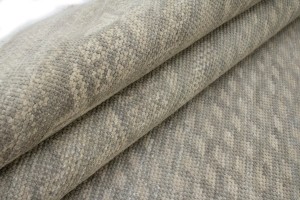 Muted Beige Geometric 5X8 Tribal Oriental Rug