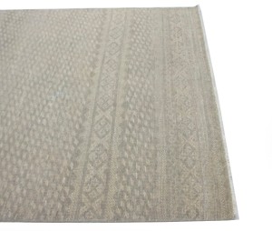 Muted Beige Geometric 5X8 Tribal Oriental Rug