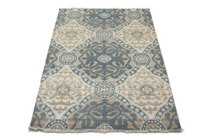 Muted Geometric 5X8 Modern Oriental Rug