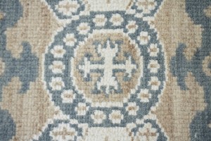 Muted Geometric 5X8 Modern Oriental Rug