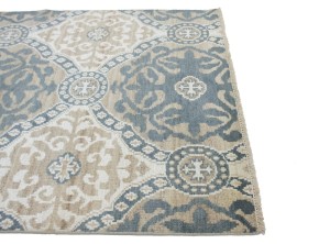 Muted Geometric 5X8 Modern Oriental Rug
