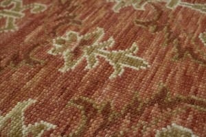 Rust Floral 4X6 Modern Oriental Rug