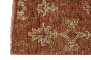 Rust Floral 4X6 Modern Oriental Rug