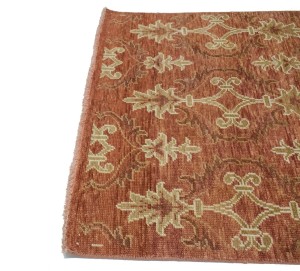 Rust Floral 4X6 Modern Oriental Rug