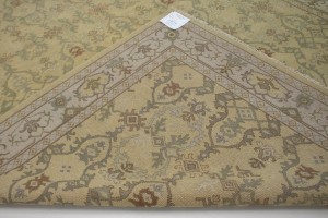 Muted Golden Beige Floral 10X14 Oriental Rug Oriental  Rug