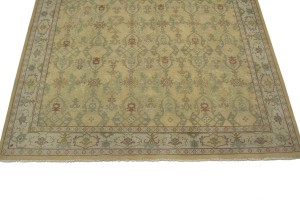 Muted Golden Beige Floral 10X14 Oriental Rug Oriental  Rug