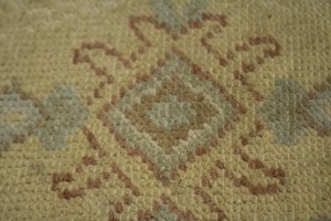 Muted Golden Beige Floral 10X14 Oriental Rug Oriental  Rug