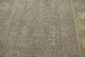 Tan Floral 6X9 Chobi Peshawar Oriental Rug