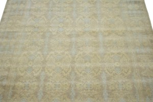 Tan Floral 6X9 Chobi Peshawar Oriental Rug