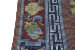 Maroon Red Floral 3X6 Chinese Style Oriental Rug
