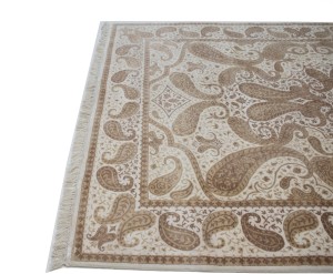 Classic Floral Paisley 6X8 Indo-Tabriz Oriental Rug